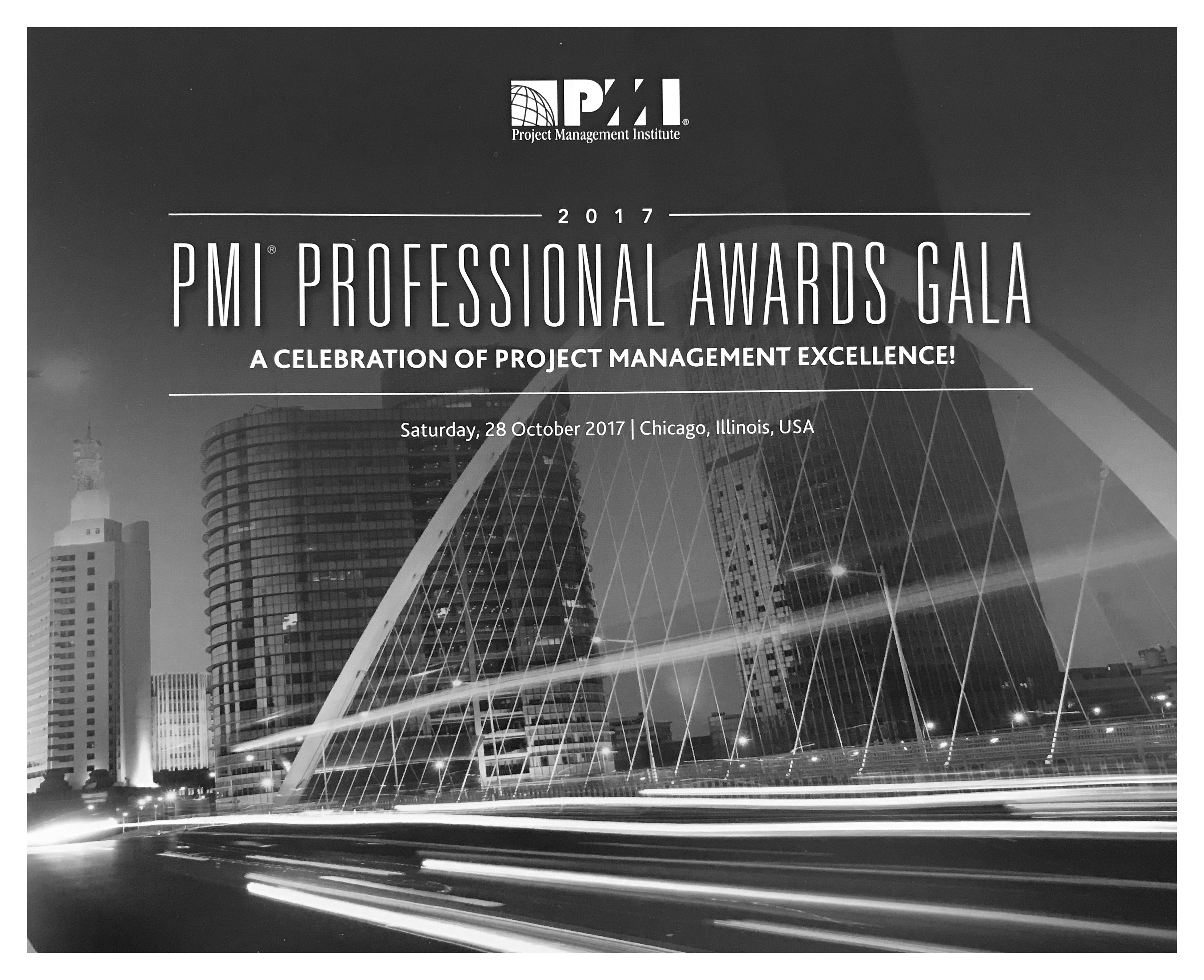 PMI Continuing Professional Education Product of the Year Award 2017